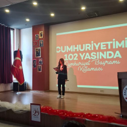 29 EKİM CUMHURİYET BAYRAMININ 102. YILINI COŞKUYLA KUTLADIK