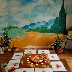 Sonbahar Renkleriyle Sanat Atölyesi 🍂🕯️