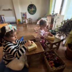 keçe iğneleme çalışması