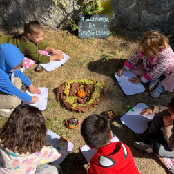 Tema çalışması kapsamında "Okulda en sevdiklerim" çalışması