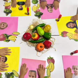 Arcimboldo ile Renkli Meyve–Sebze Portreleri