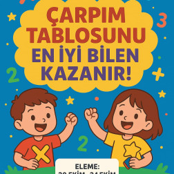 Çarpım Tablosu Etkinliği