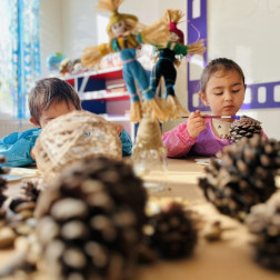 Kozalak Boyama Etkinliği