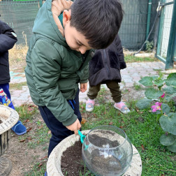 Minik Ellerle Topraktan Kum Saati Etkinliğimiz!