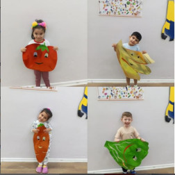 Sebzelerle Eğlenceli Kostüm Tanıtımı