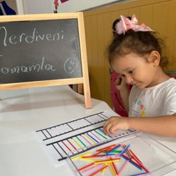 Renkli Merdivenleri Tamamlama Etkinliği