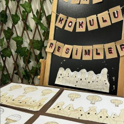 Kahve Kokulu Sanat: Kapadokya Temalı Resim Atölyesi