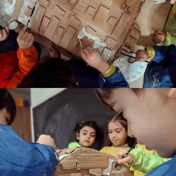 Kartondan Ev / Tarihi Yapı Boyama Çalışması