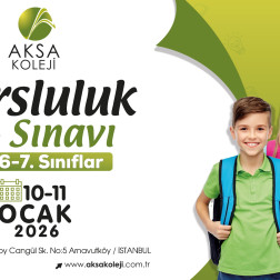 AKSA KOLEJİ BURSLULUK SINAVI BAŞLADI