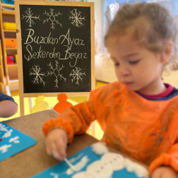 Kış Atölyesi Çalışmamız ❄️⛄️