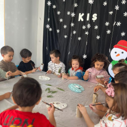 Kış Atölyesi Çalışmamız ❄️⛄️