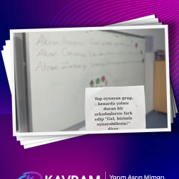 “Akran Nezaketi Bahçesi” etkinliği