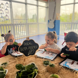 Doğanın Renkleri Minik Ellerle Buluşuyor: Doğal Boya Atölyesi!