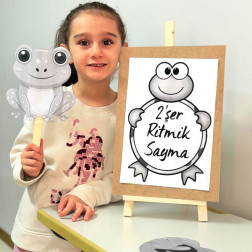Kurbağa Adımlarıyla 2’şer Ritmik Sayma Eğlencesi!