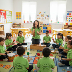 Ritimle Büyüyen Kalpler: Müzik ve Orff Eğitimi Derslerimiz 🥁