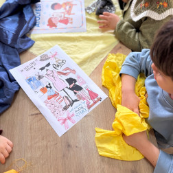 ✂️ Sanat Atölyesi – Kumaşları Tanıyorum & Çanta Taslağı Çiziyorum