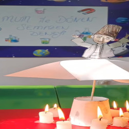 Mum ile Dönen Semazen Deneyi