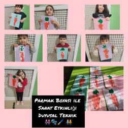 Parmak Boyası ile Sanat Etkinliği