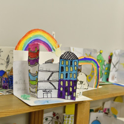 Hayal Gücünden Şehirlere: Çocukların Renkli Üç Boyutlu Çalışmaları