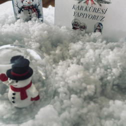 🌨️ Minik Ellerle Kar Küresi Atölyesi