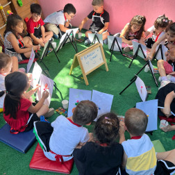 Bahçede Sanat Etkinliğimiz ile Yaratıcı Öğrenme