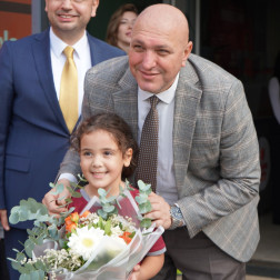 Ahmet ÇOŞKUN İlçe Milli Eğitim Müdürü okul ziyareti