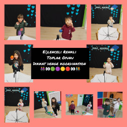 Eğlenceli Renkli Toplar – Denge ve Koordinasyon Oyunu