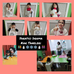 Yaratıcı Drama – Kar Taneleri Çalışması
