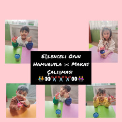 Oyun Hamuru ve Makas Çalışması