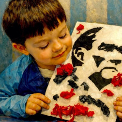 ATATÜRK SİLÜET ÇALIŞMAMIZ (Görsel Sanatlar)