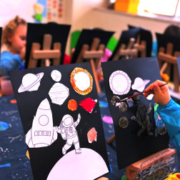 Uzayı Keşfediyoruz: Yaratıcı Sanat Etkinliğimiz