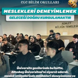 Meslekleri Deneyimlemek, Geleceği Doğru Kurgulamaktır 🎓🔍