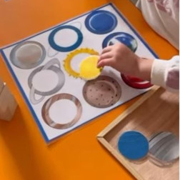 Renkli Dairelerle Eşleştirme Oyunu