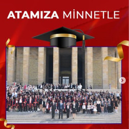 Mezuniyet Gururumuzu Ata’mızla Paylaşıyoruz