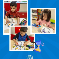 Ana sınıfı öğrencilerimizle zaman kavramını keşfediyoruz ⏰✨