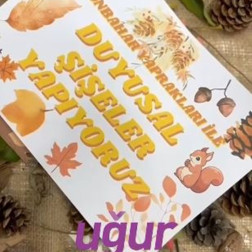 🍂 Küçük Ellerde Sonbahar Mucizesi: Duyusal Keşifler! 🐿️