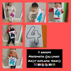 🔢 Matematik Hiç Bu Kadar Renkli Olmamıştı: 4 Rakamını Öğreniyoruz! ✈️