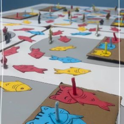 Renkli Balıklarla Eşleştirme Oyunu