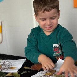 Doğadan Sanata: Yaprak Baskı Çalışması