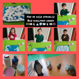 🧊 Minik Kaşifler İş Başında: Buz Kırılması Deneyi!