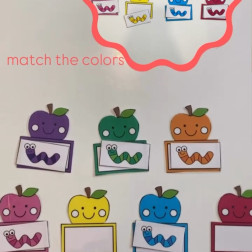 Renklerin Dünyasına Yolculuk: Elmalar ve Tırtıllar!