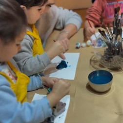 Baskı Boyama Sanat Etkinliği