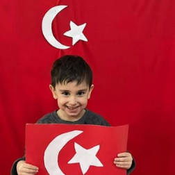 Bayrak Sevgisi Sanat Çalışması