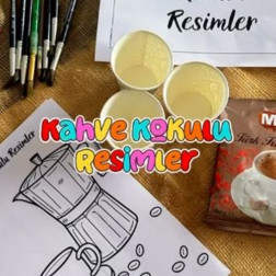 Kahve Kokulu Sanat Çalışması