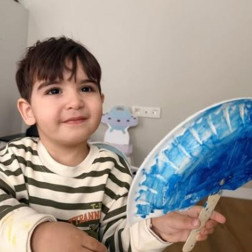 Kâğıt Tabak ile El İşi Tasarım Çalışması