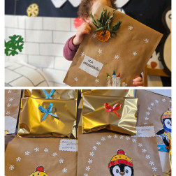 Kış Temalı Tasarım ve Hediye Hazırlığı 🎁