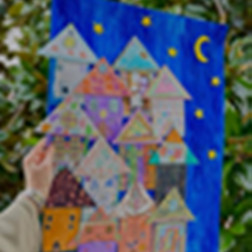 🌙 Gece Şehri Kolaj Tasarımı