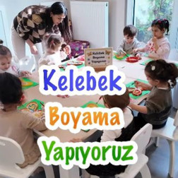 🦋 Kelebek Boyama Çalışması