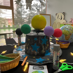 Güneş Sistemi Modeli Tasarım Atölyesi