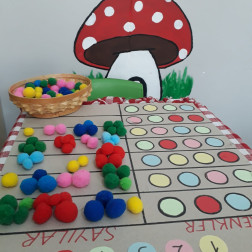 🍄 Minik Eller, Büyük Keşifler: Renklerle Sayı Yolculuğu! 🌈